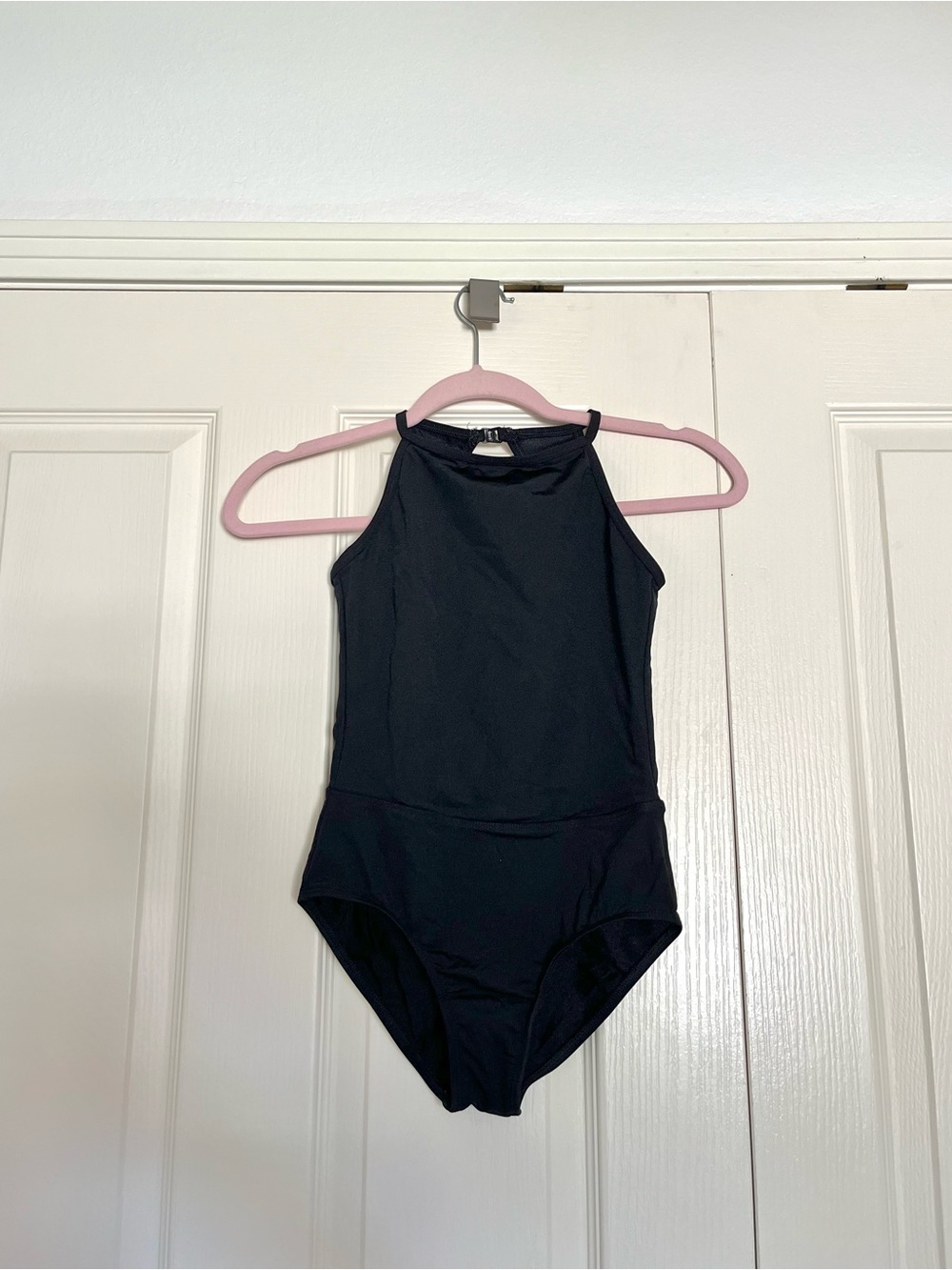 Mariia Dancewear Black High-Neck YL Leotard